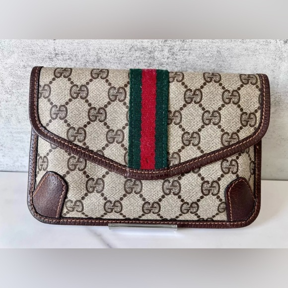 Ladies Gucci clutch/pouch bag sherryline. Vintage - Picture 2 of 12